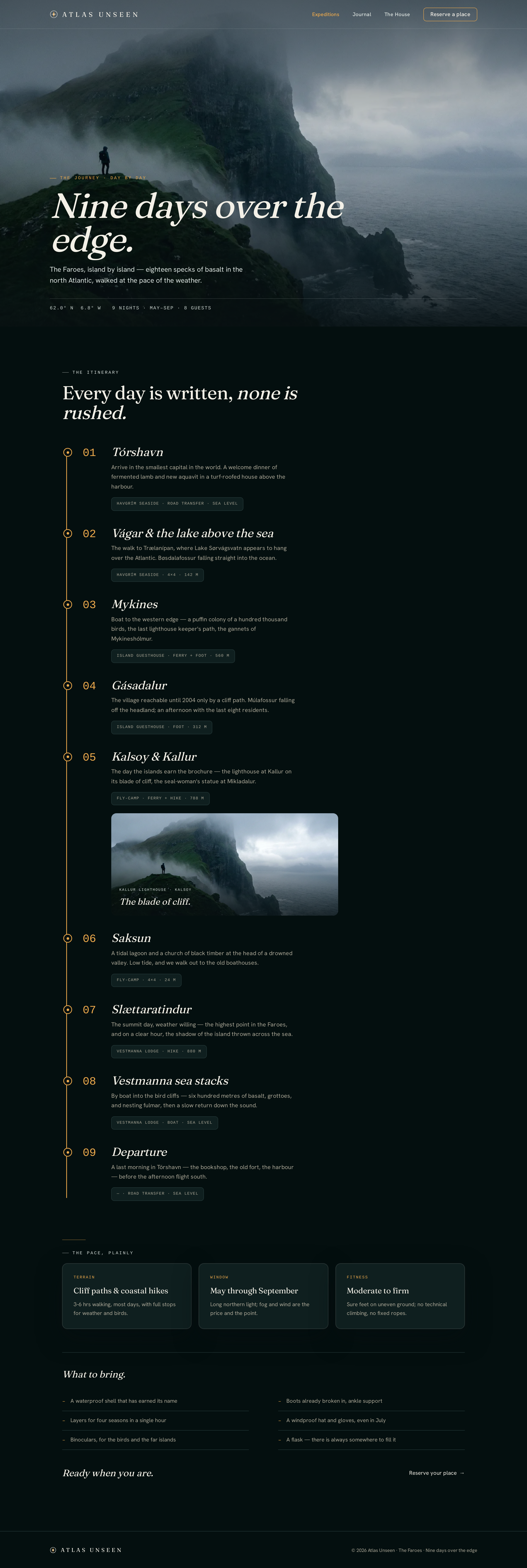 Journey screen