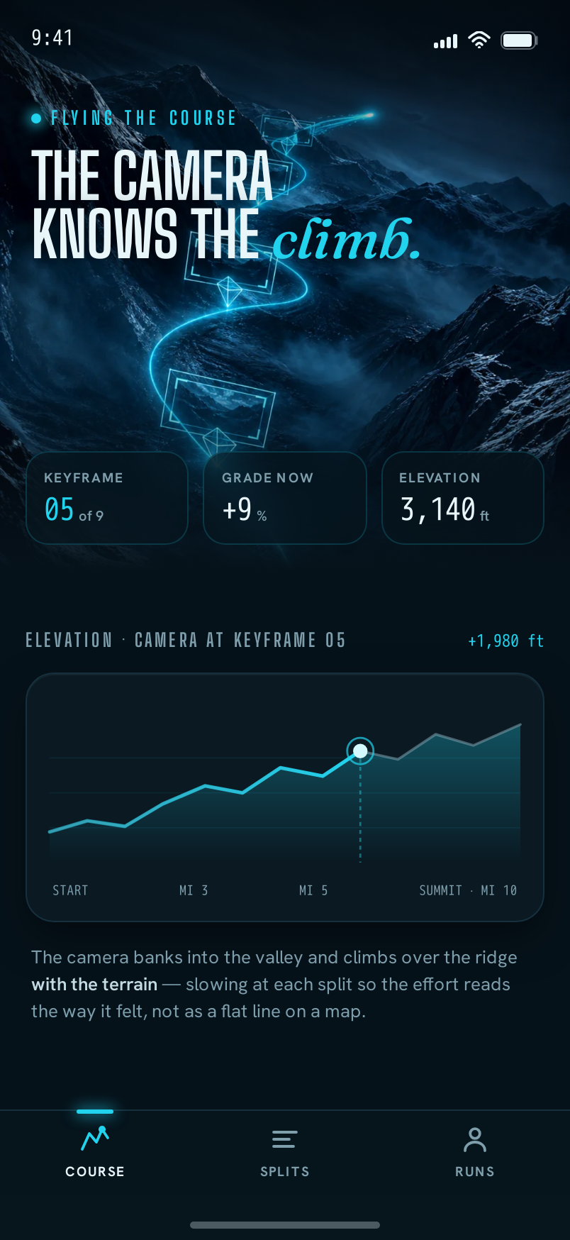 Course screen