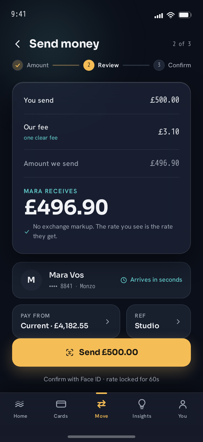 Move screen
