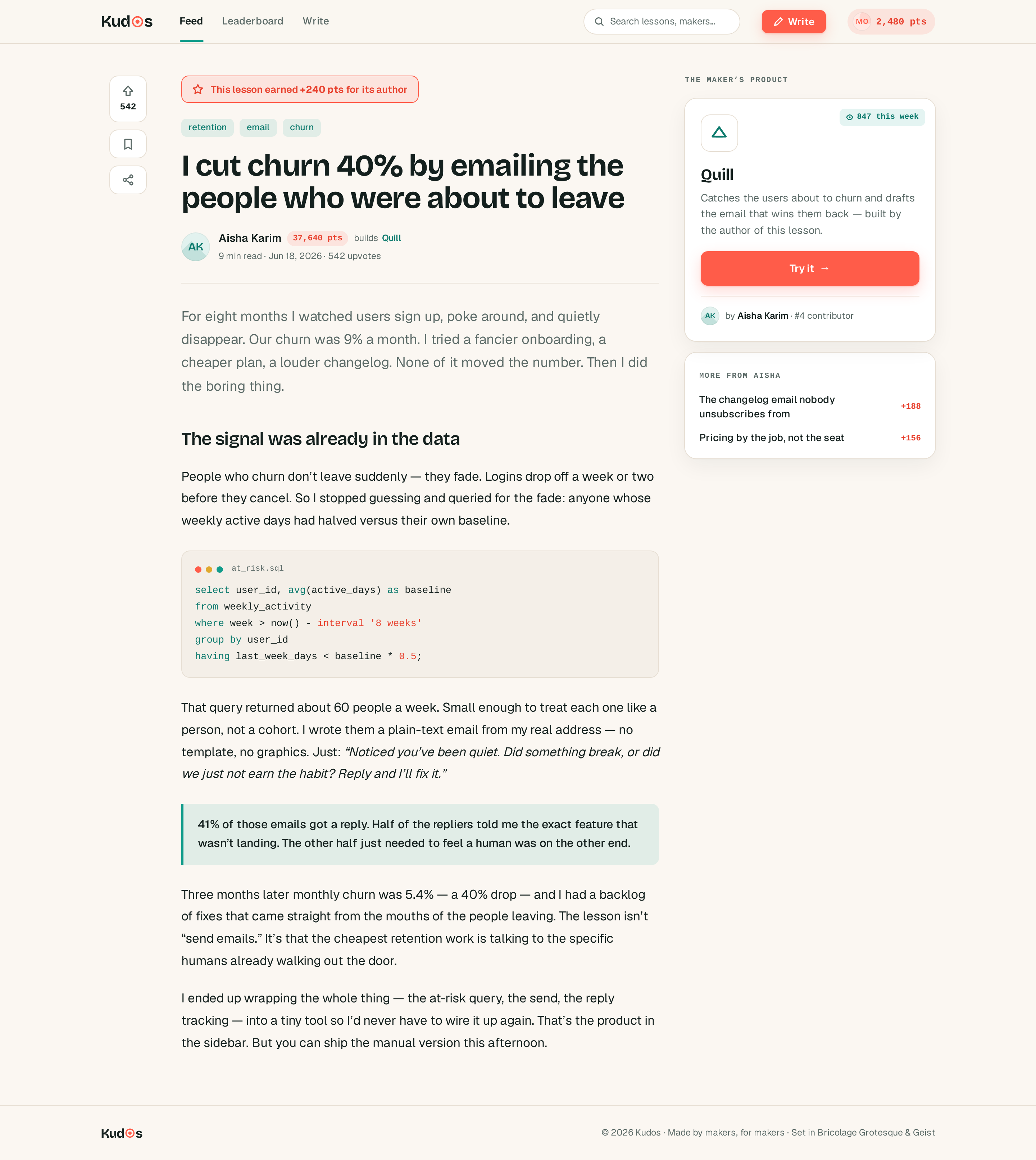 Read screen