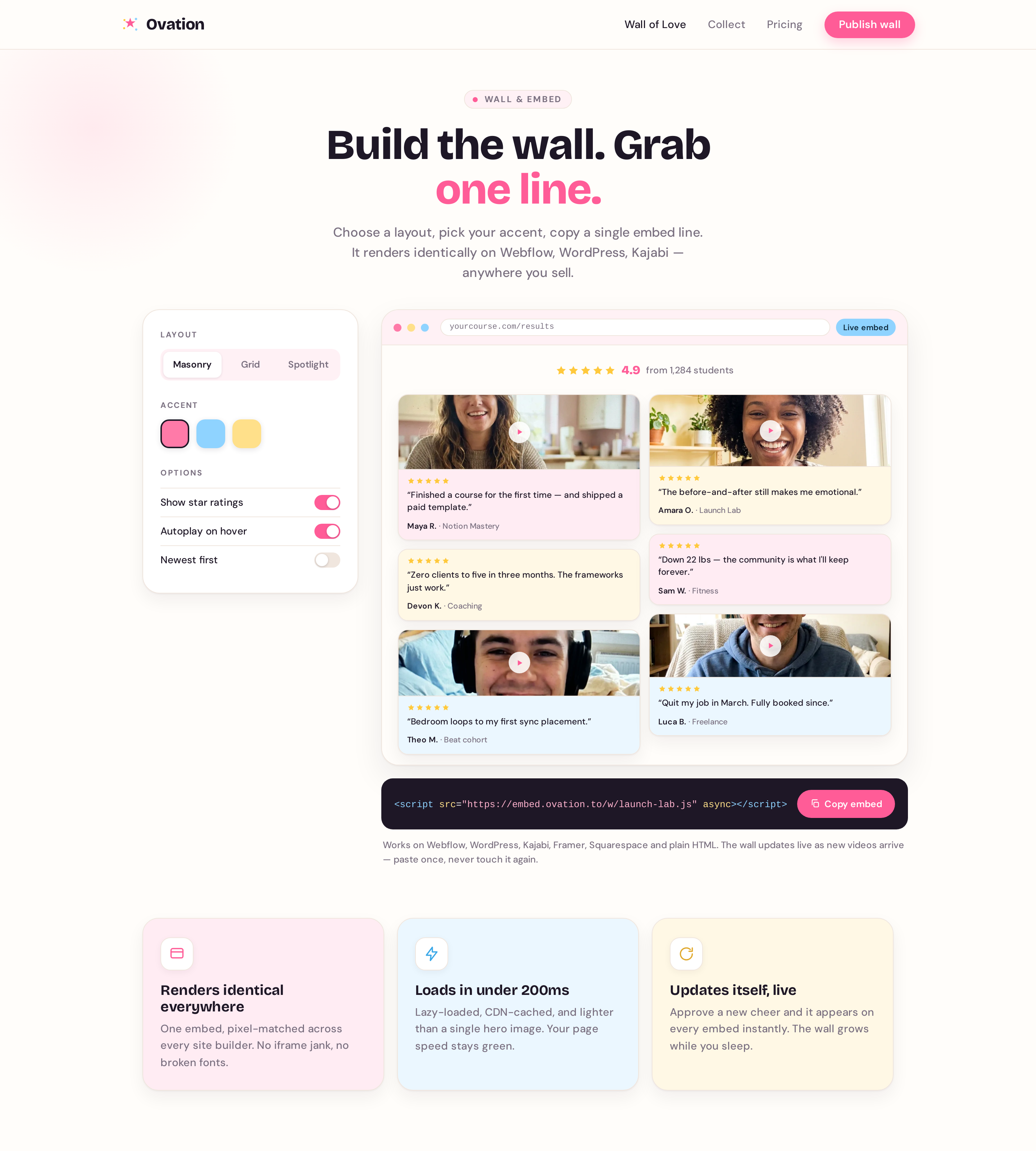 Wall screen