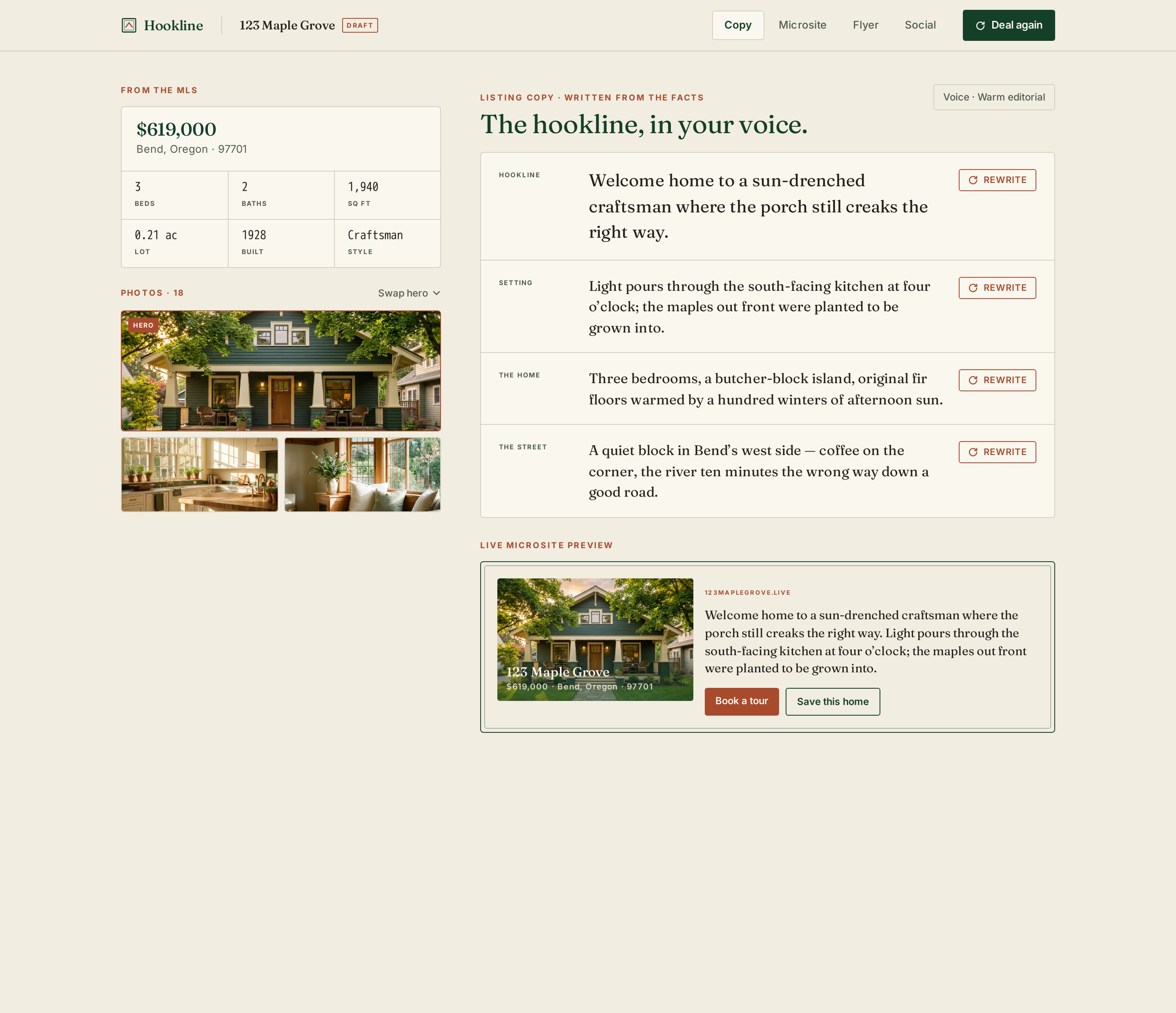 Editor screen