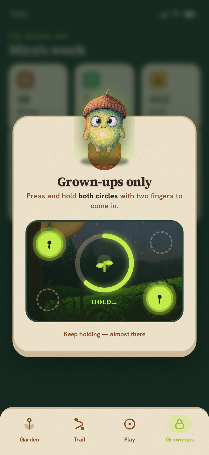 Grownups screen