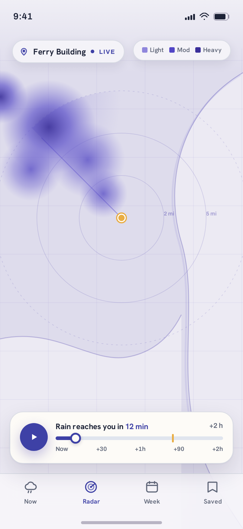 Radar screen
