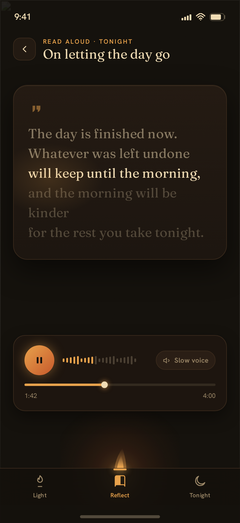 Reflection screen