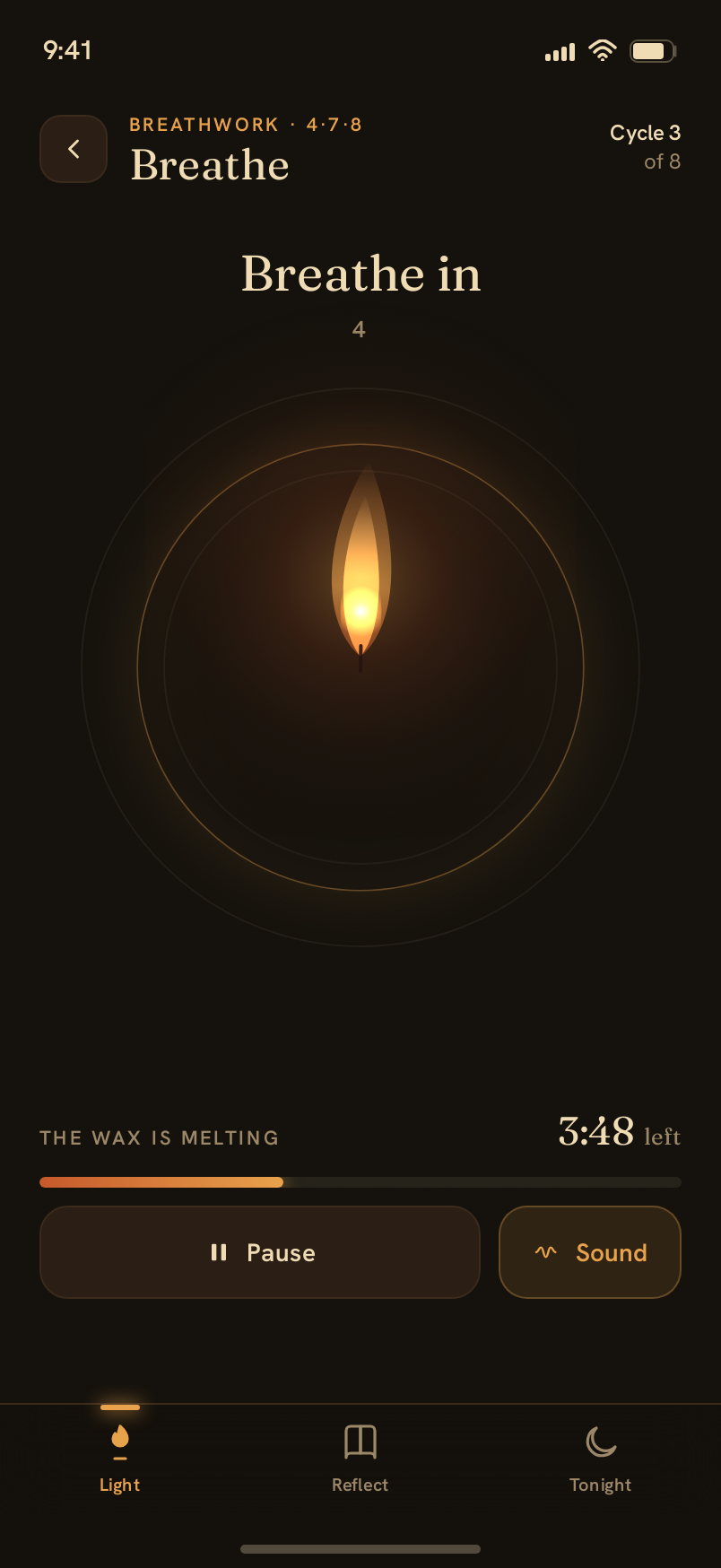 Ritual screen