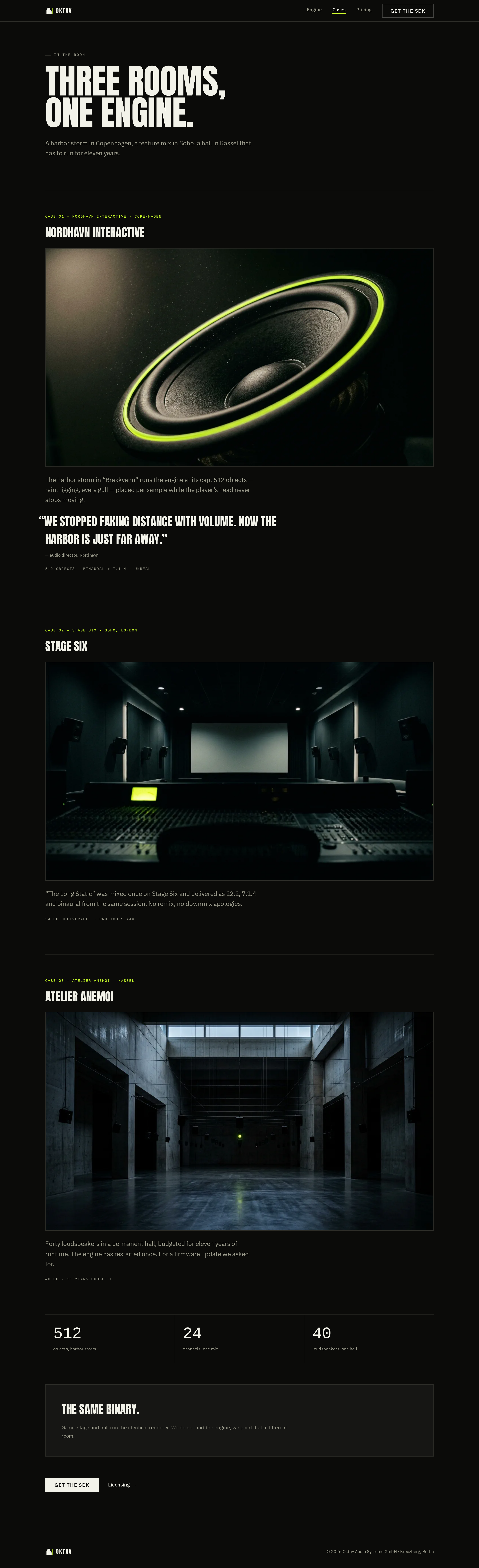 Cases screen