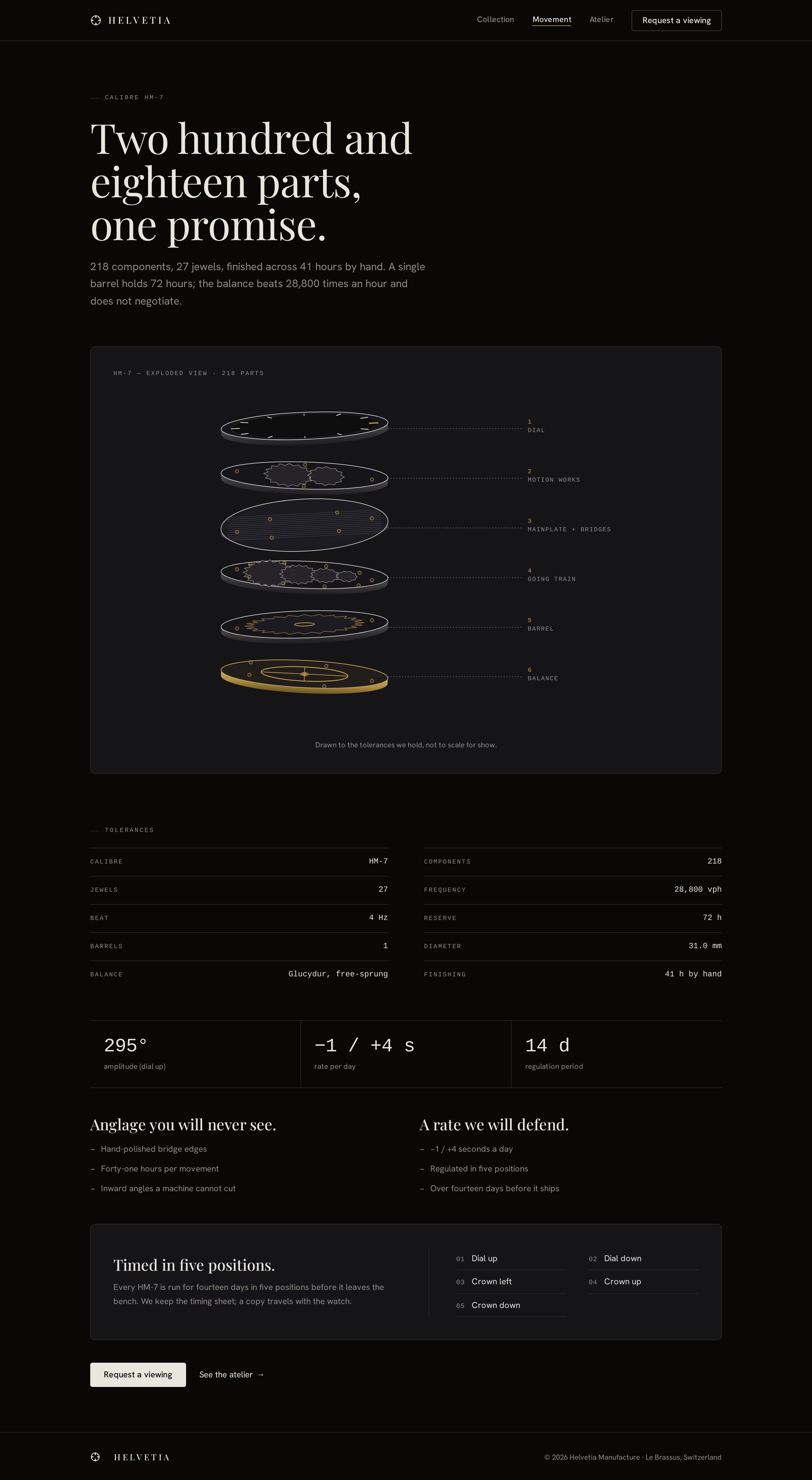 Movement screen