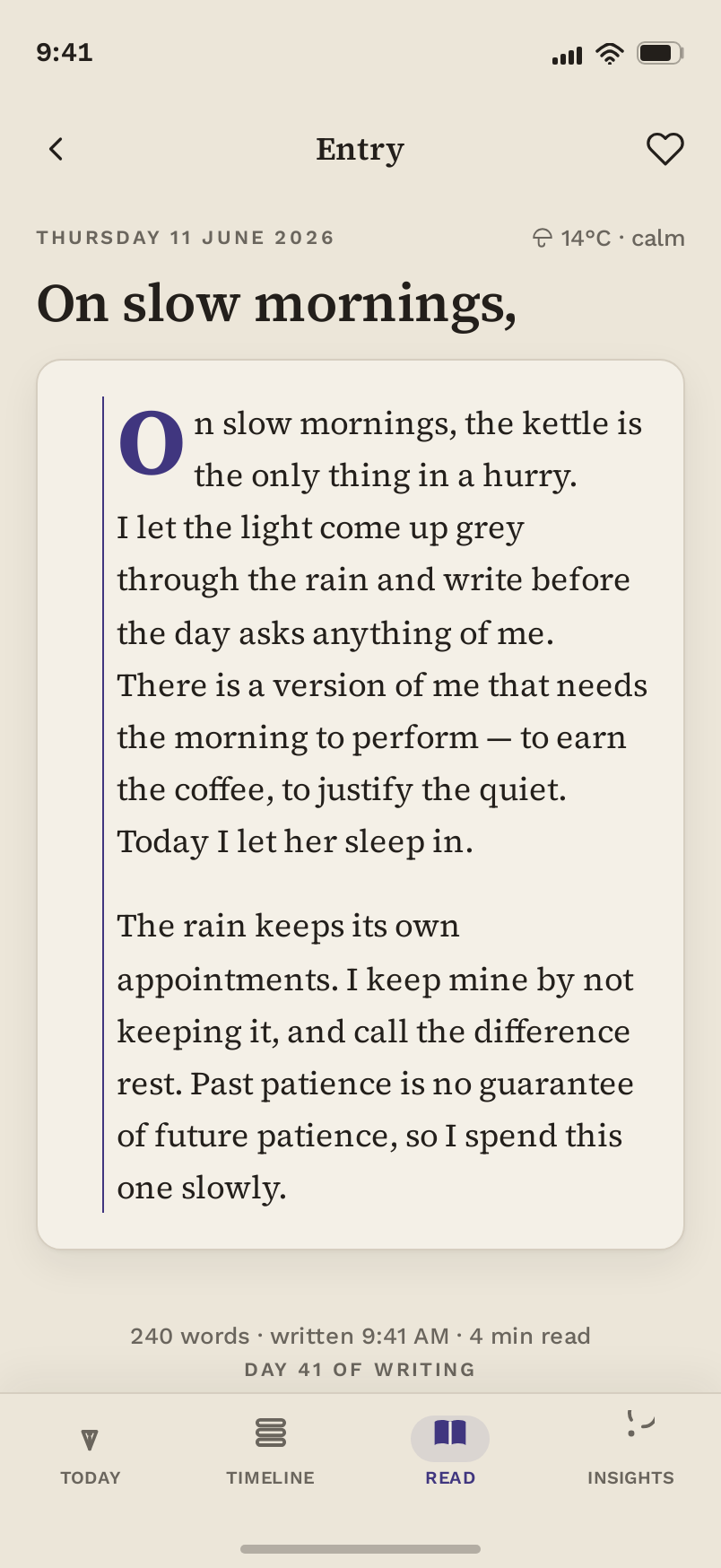 Read screen