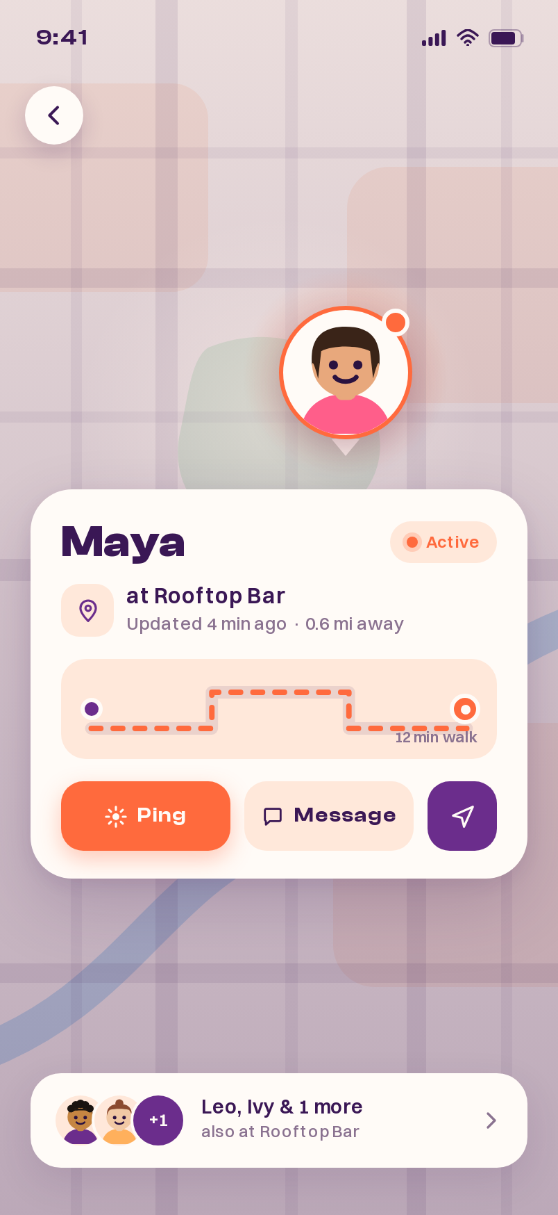 Friend screen