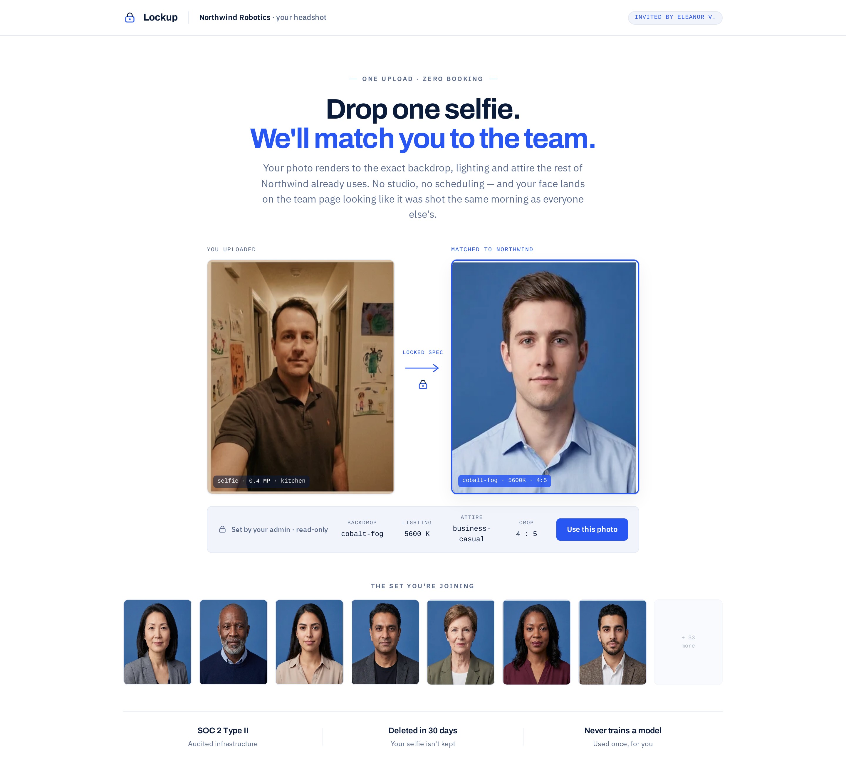 Invite screen