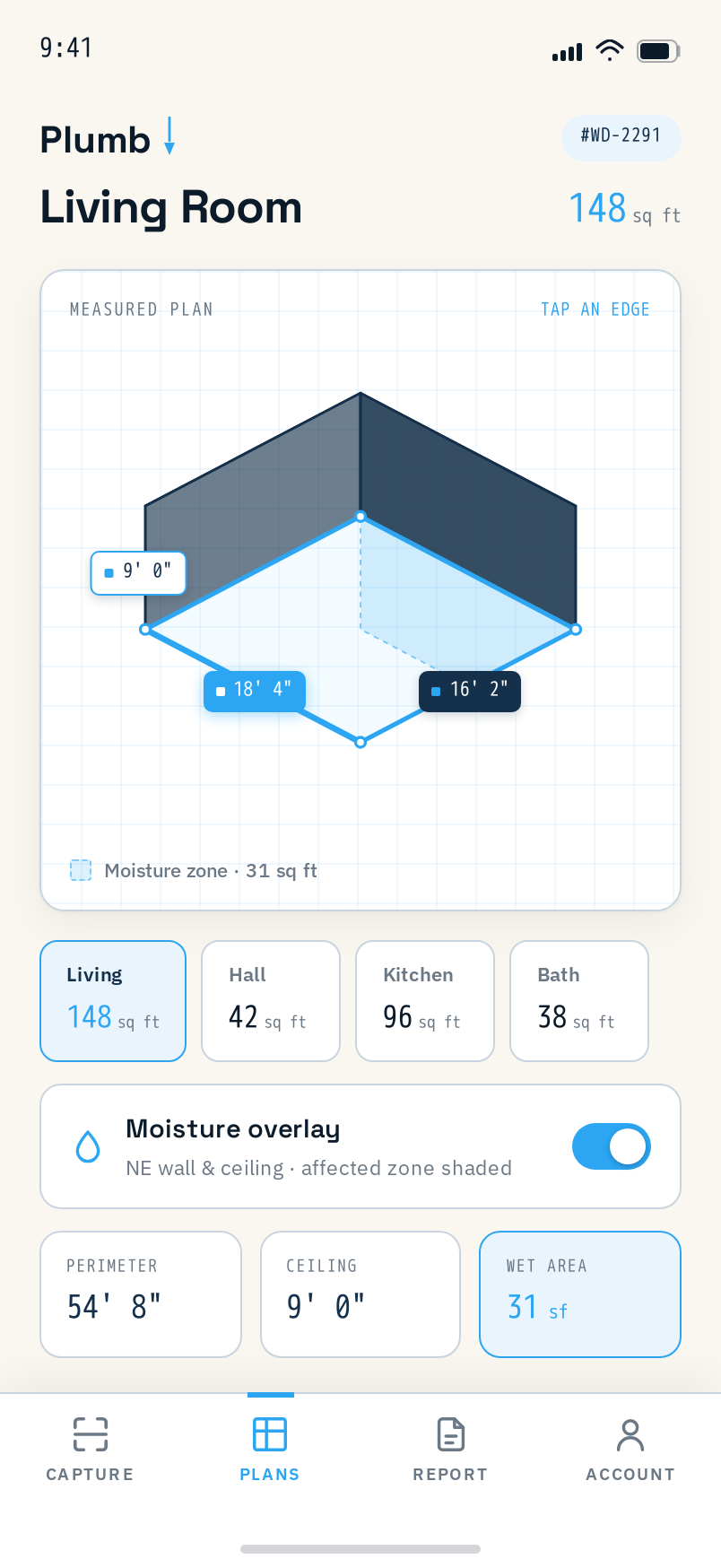 Plan screen