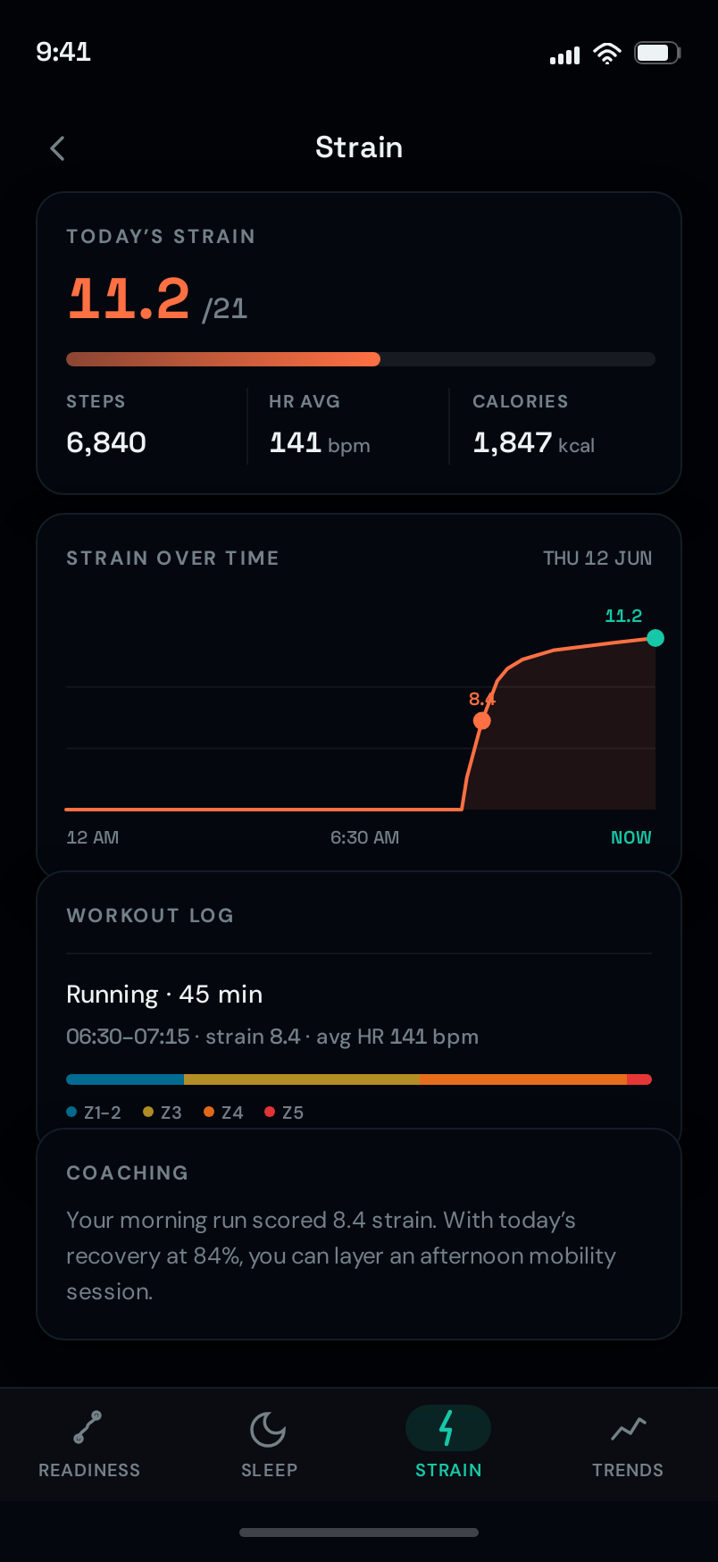 Strain screen